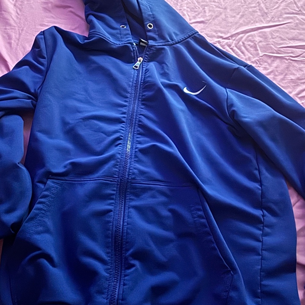 Nike Royal Blue Full-Zip Hoodie